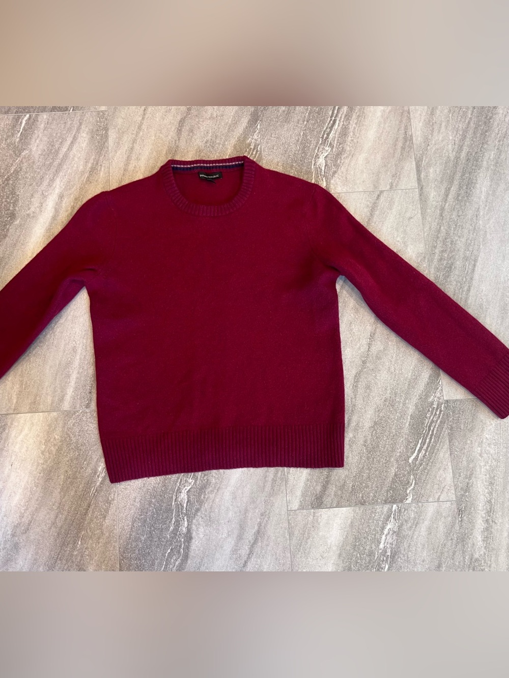 Banana Republic Merino Wool Sweater Men’s XS Red